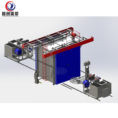ซื้อ 1000L 45Kw เครื่องทำถังน้ำพลาสติก Rotomoulding online manufacture