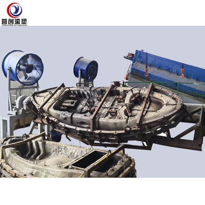 ซื้อ 46Kw รถรับส่ง Rotomolding เครื่องเรือประมง LLDPE PE พลาสติกทำเรือคายัค online manufacture