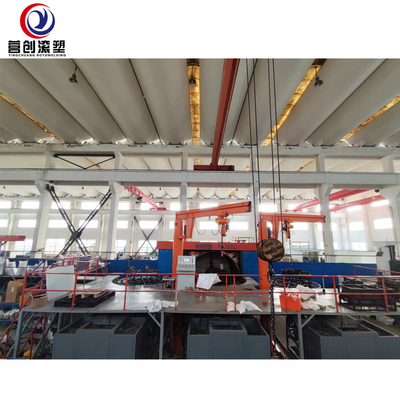 ซื้อ Multi-arm rotational molding machine for water tank container manufacturing in china online manufacture