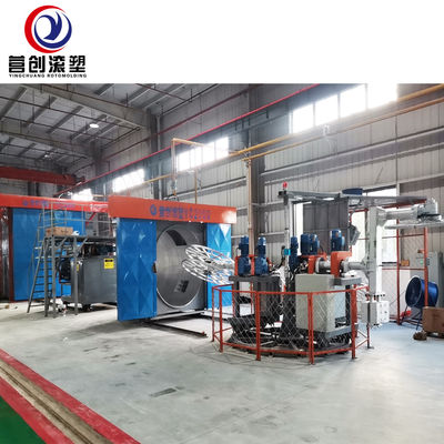 คุณภาพ  Robust Rotary Moulding Machine with Quality Components for produce cooler box โรงงาน