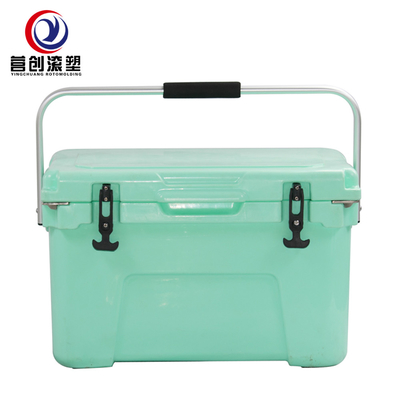ซื้อ กล่องเครื่องเย็น Rotomolded ที่กําหนดเอง ในสีเขียว ทนต่อ UV ด้วยมือ online manufacture