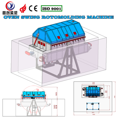 ซื้อ 220V / 380V เครื่องทําถังน้ํา Rotomoulding อัตโนมัติ online manufacture