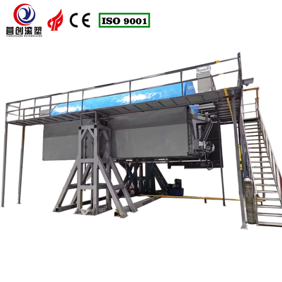 ซื้อ ความทนทาน อัตโนมัติ หินและม้วน Rotomolding เครื่องกับ Delta PLC การควบคุม online manufacture