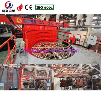 ซื้อ อุณหภูมิการขึ้นรูป 200-400C เครื่องจักรโรโตโมลด์แบบชัตเทิล เครื่องจักรที่ปรับแต่งได้ ขนาดเครื่องจักร ออกแบบมาเพื่อส่งมอบผลิตภัณฑ์ที่สม่ำเสมอ การผลิตออนไลน์