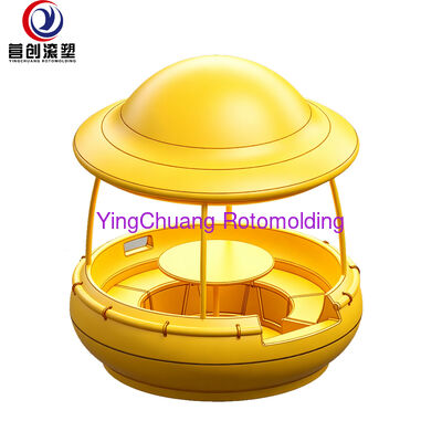 ซื้อ Yingchuang OEM Rotomolded แม่พิมพ์เรือบาร์บีคิวลอยน้ำ, รูปร่างยูเอฟโออลูมิเนียมหมุนแม่พิมพ์พร้อมโต๊ะหลังคาสำหรับพลาสติกพักผ่อนย่างลอยการผลิต การผลิตออนไลน์