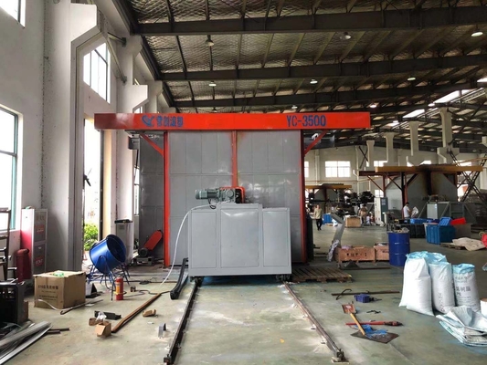 ซื้อ ระบบควบคุม PLC รถรับส่ง Rotomolding Machine 380V / 50Hz 500000 Kcar Burner ความจุ online manufacture