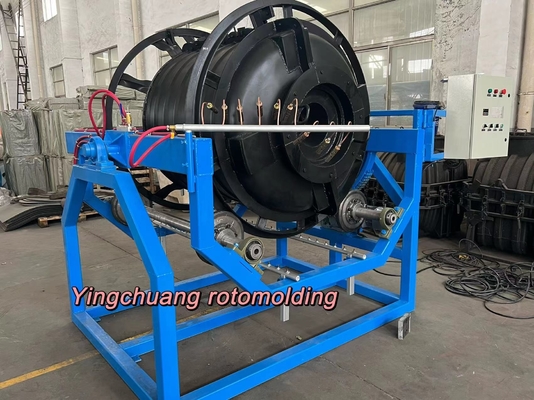 Rotomolding Open Flame Rock N Roll Machine สำหรับถังเก็บน้ำ