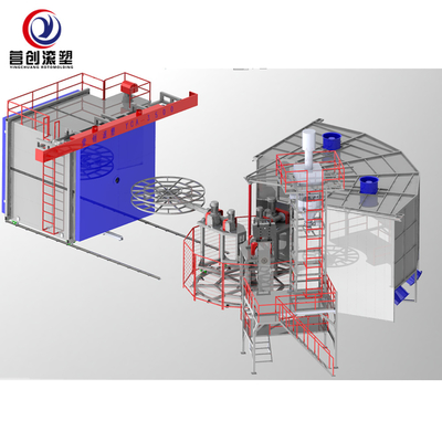 CE Heavy Duty Water Tank เครื่องปั้นแบบหมุนด้วยไฟฟ้า