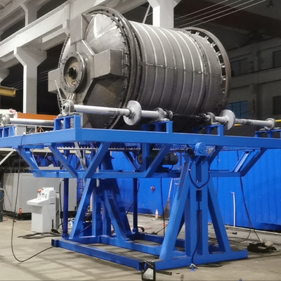 Delta PLC Control Rock N Roll Rotomoulding Machine 6KW-11KW สําหรับการผลิตถังน้ํา
