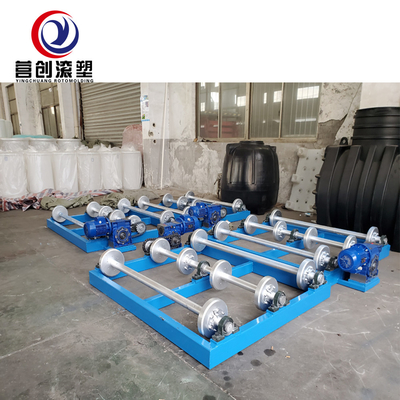 เครื่อง Rotomoulding แบบร็อคแอนด์โรลเสียงรบกวนต่ำพร้อมระบบควบคุม Delta PLC 6KW-11KW