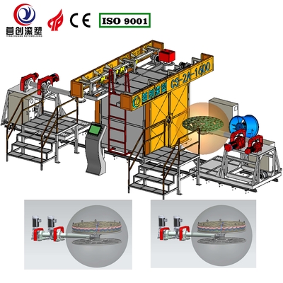 เครื่องหมุนหมุนอัตโนมัติด้วย PLC