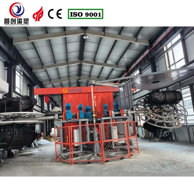 7.5kw แรงมอเตอร์หลัก เครื่องหมุนหมุนสําหรับการผลิตปริมาณ 3000pcs / ชั่วโมง ความเร็ว