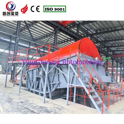 เครื่องจักรขึ้นรูปด้วยการหมุนแบบเตาอบ CO-8000 สำหรับเรือที่ผลิตตามสั่ง