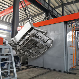 เครื่องขึ้นรูปแบบโรตารีอัตโนมัติแบบสองแขนสำหรับปริมาตรถัง 7000L