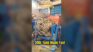 เครื่องขึ้นรูปแบบหมุนสวิง ND-600 ผลิตถังเก็บสารเคมีขนาด 200 ลิตรอย่างมีประสิทธิภาพได้อย่างไร