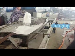 Delta PLC ควบคุมเครื่องจักร Rotomoulding ร็อคแอนด์โรลสำหรับโรงงานผลิต