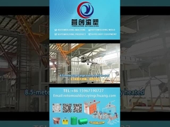 เครื่องโรโตโมลด์แบบหมุน CS-2A-8500 ของ Yingchuang Roto สำหรับ O-arms ใช้สำหรับการขึ้นรูปโรโตขนาดใหญ่